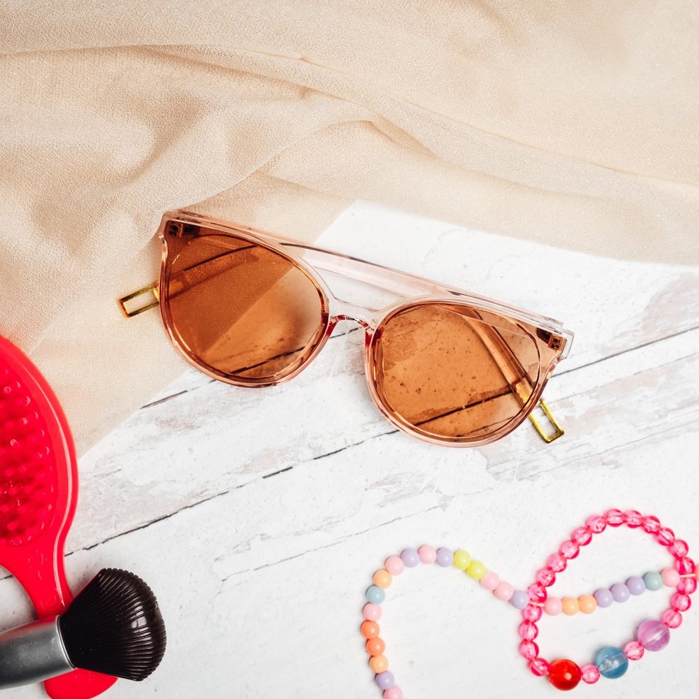 Pink kids sunglasses